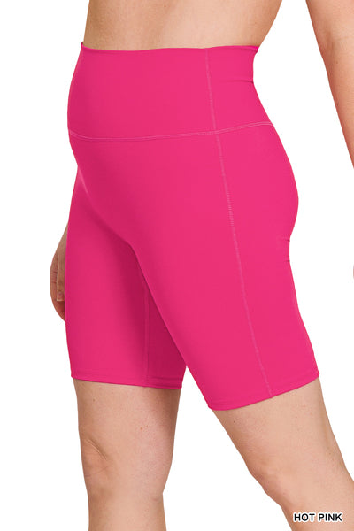 ZENANA Plus Size Biker Shorts