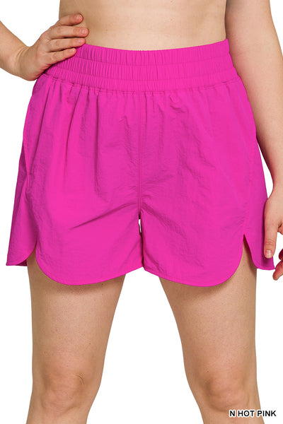 ZENANA Windbreaker Shorts